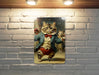 Tell Your Cat I Said Pspsps Metal Sign, Cat Lover Decor, Whimsical Cat Call, Funny Feline Art, Quirky Wall Decor