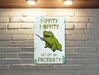 Hippity Hoppity Get Off My Property - Metal Sign - Funny No Trespassing Sign - Funny Wall Decor