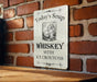 Today's Soup Is Whiskey With Ice Croutons Metal Sign - Humorous Bar Decor, Whiskey Lovers Gift, Funny Kitchen Art, Unique Wall Sign