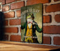 Born to Slay Forced to Work Metal Sign - Funny Vintage Frog, Quirky Motivational Decor, Unique Wall Art, Humorous Office Sign