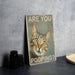 Are You Pooping? Cat Bathroom Metal Signs - Funny Home Decor, Cat Lover Gift, Quirky Bathroom Art, Humorous Wall Sign, Unique Toilet Decor