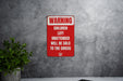 Warning Unattended Children Will Be Sold to The Circus Metal Signs - Humorous Caution Sign, Funny Parental Decor, Unique Wall Art