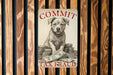 Commit Tax Fraud - Metal Signs - Legal Humor Decor, Dog Lover Gift, Funny Office Sign, Unique Wall Art, Funny Home Decor