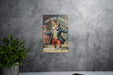 Take More Chances... Dance More Dances Metal Sign - Cute Dancing Cat, Inspirational Decor, Funny Wall Art