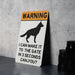 I Can Make It to the Gate in 3 Seconds Can You? German Shepherd Metal Sign, Pet Warning, Guard Dog Alert, Security Notice, Dog Lover Gift