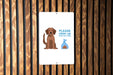 Clean Up After Dog Metal Sign - Pet Care, Eco-Friendly, Yard Decor