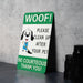 Eco Dog Sign - Clean Up, Metal Outdoor, Pet Responsibility