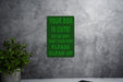 Eco Pet Waste Sign - Clean Up After Dog, Metal, Responsible Care