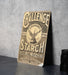 Challenge Starch Vintage Metal Poster - Laundry Starch Sign, Retro Laundry Room Decor