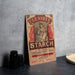 Flexible Starch Metal Poster - Vintage Laundry Sign, Retro Washing Ad
