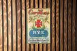 Our House Rye Whiskey Metal Poster - Vintage Alcohol Ad, Classic Bar Wall Decor