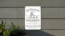 St. Bernard Malt Whiskey Metal Poster - Vintage Liquor Ad, Retro Bar Decor