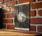 Vintage Earth Astronomy Metal Poster - Classic Earth Illustration, Educational Wall Art