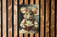 The Library for the Unread Metal Sign - Book Lover Decor, Reading Nook, Literary Humor, Unique Library Sign, Gift