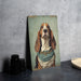Victorian Portrait of Basset Hound Metal Sign - Vintage Dog Decor, Animal Lover Gift, Classic Pet Art, Unique Home Decor, Hound Tribute