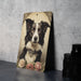 Victorian Portrait of Border Collie Metal Sign - Classic Dog Art, Pet Lover Gift, Vintage Decor, Canine Elegance, Heritage Breed Sign
