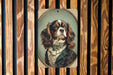 Victorian Portrait of a Charles Spaniel Metal Sign - Royal Dog Decor, Spaniel Lover Gift, Vintage Canine Art, Elegant Pet Portrait