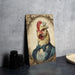Victorian Portrait of a Chicken Metal Sign - Farmhouse Chic, Poultry Lover Gift, Vintage Bird Art, Rustic Decor, Classic Hen Portrait