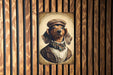 Victorian Portrait of a Dachshund Metal Sign - Classic Dog Art, Dachshund Enthusiast, Vintage Pet Portrait, Home Decor, Weiner Dog Sign