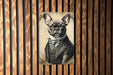 Victorian Portrait of a French Bulldog Metal Sign - Vintage Frenchie Art, Bulldog Lover Gift, Classic Decor, Pet Portrait, Chic Home Accent