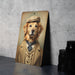 Victorian Portrait of a Golden Retriever Metal Sign - Regal Dog Art, Retriever Lover Gift, Vintage Decor, Warm Pet Portrait, Home Accent