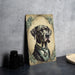 Victorian Portrait of a Victorian Great Dane Metal Sign - Majestic Dog Art, Great Dane Lover Gift, Antique Decor, Noble Pet Portrait