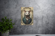 Victorian Portrait of an Opossum Metal Sign, Unique Animal Art, Vintage Home Decor, Opossum Lover Gift, Eclectic Wall Art