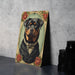 Victorian Portrait of a Rottweiler Metal Sign, Classic Dog Art, Home Decor, Vintage Pet Portrait, Rottweiler Owner Gift