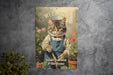 Well Would You Look at the Thyme Cute Cat Gardening Metal Sign, Cat Lover Gift, Garden Decor, Funny Kitchen Art, Pet Humor