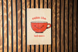 Calm the Hell Down Metal Poster - Boho Style, Coffee Art, Relaxing Quote, Kitchen Decor, Zen Vibe