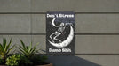 Don't Stress Dumb Shit Metal Poster - Stress Relief, Humor Decor, Relaxing Art, Positive Vibes, Wall Sign
