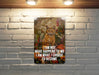 Choose to Become Metal Poster - Personal Growth, Resilience, Inspirational Quote, Self Determination, Positive Mindset