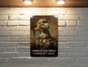 Everything Comes Out Okay Metal Poster - Positive Vibes, Encouraging Art, Hopeful Quote, Bathroom Humor, Light Hearted
