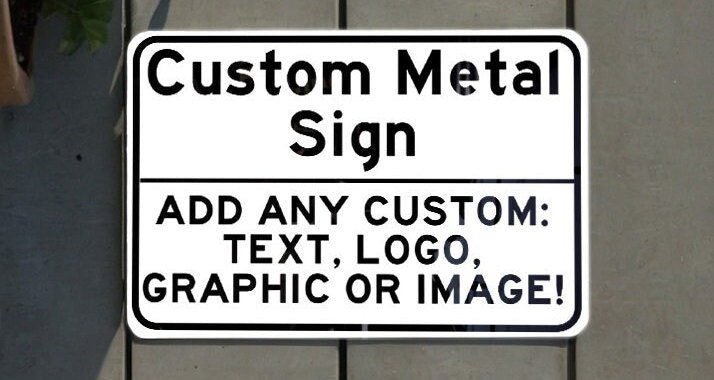 Custom Parking Sign - Aluminum, Personalized for Home or Business, Parking Sign, Custom Signage, Aluminum Sign