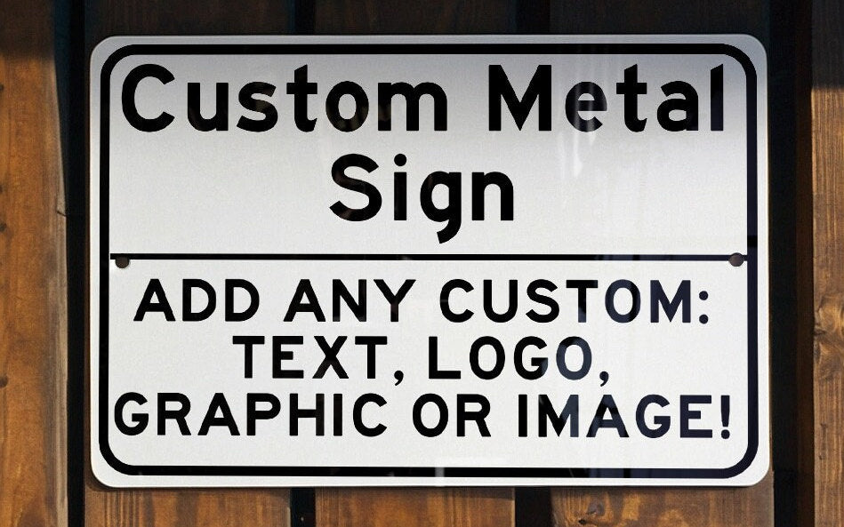 Custom Parking Sign - Aluminum, Personalized for Home or Business, Parking Sign, Custom Signage, Aluminum Sign
