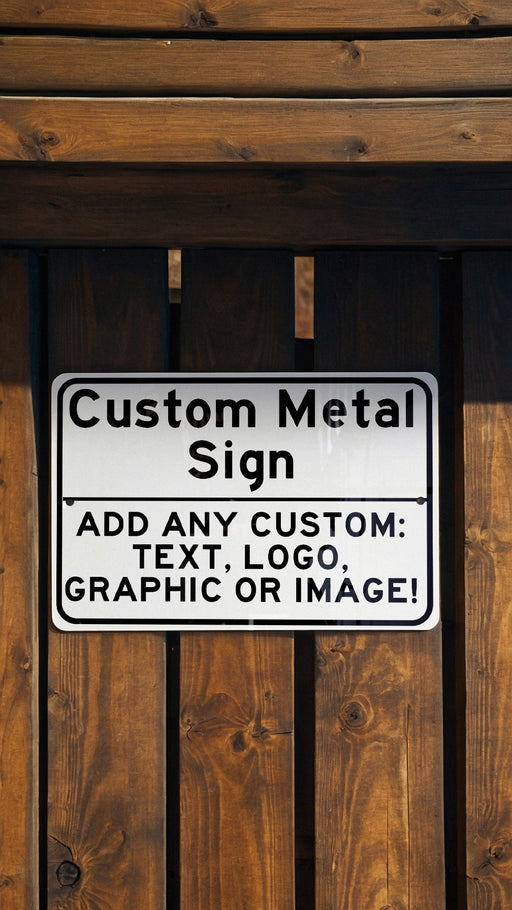 Custom Logo Aluminum Sign - Durable Business Branding, Weatherproof, Logo Sign, Business Branding, Custom Aluminum, UV Resistant