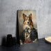 Victorian Shetland Sheepdog Metal Sign - Regal Herder, Noble Companion, Aristocratic Collie, Period Elegance, Classic Sheepdog Decor