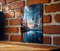 Sci-Fi City Wall Art Metal Sign - Futuristic Metropolis, Urban Sci-Fi, Neon Skyline, Cyberpunk Cityscape, Modern Utopia
