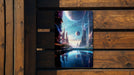 Sci-Fi City Wall Art Metal Sign - Futuristic Metropolis, Urban Sci-Fi, Neon Skyline, Cyberpunk Cityscape, Modern Utopia