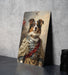 Victorian American Shepherd Metal Sign - Noble Breed, Elegant Portrait, Regal Canine, Historical Elegance, Classic Shepherd Decor