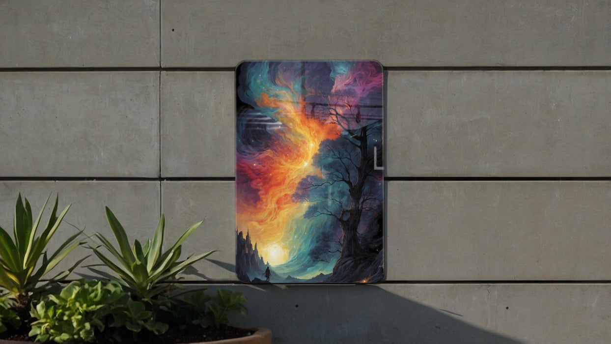 Fantasy Abstract Wall Art Metal Sign - Dreamy Landscape, Enchanted Art, Magical Scenery, Mystical Decor, Imagination Realm