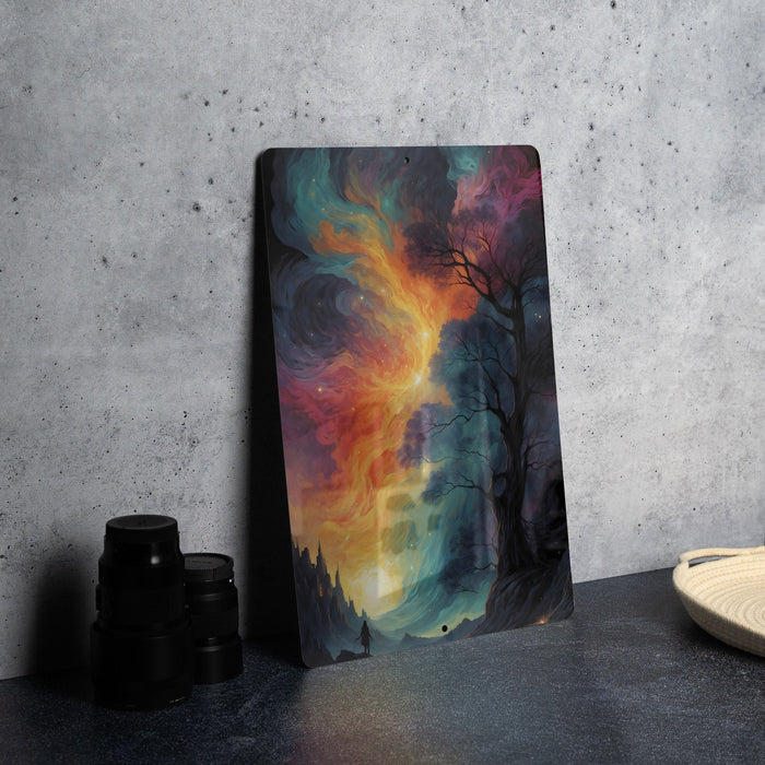 Fantasy Abstract Wall Art Metal Sign - Dreamy Landscape, Enchanted Art, Magical Scenery, Mystical Decor, Imagination Realm