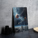 Fantasy Space Astronaut Art Metal Sign - Cosmic Explorer, Interstellar Travel, Space Suit Dream, Galactic Adventure, Star Walker