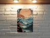 Japanese Simplistic Nature Wall Art Metal Sign - Zen Garden, Tranquil Scenery, Minimalist Decor, Peaceful Landscape, Art
