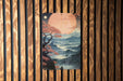 Japanese Simplistic Nature Wall Art Metal Sign - Zen Garden, Tranquil Scenery, Minimalist Decor, Peaceful Landscape, Art