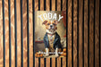 Today I Will Eat Two Corn Dogs Metal Sign - Food Humor, Determined Statement, Whimsical Quote