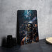Astronaut Skeleton Universe Metal Sign - Space Art, Cosmic Decor, Sci-Fi Wall Art, Galaxy View, Mystery of Space