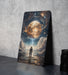 Astronaut Themed Planet Wall Art Metal Sign - Space Exploration, Cosmic Art, Sci-Fi Decor, Galaxy Design, Outer Space