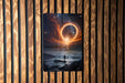 Black Hole Nature Wall Art Metal Sign - Cosmic Wilderness, Space Decor, Sci-Fi Art, Galaxy Theme, Celestial Beauty