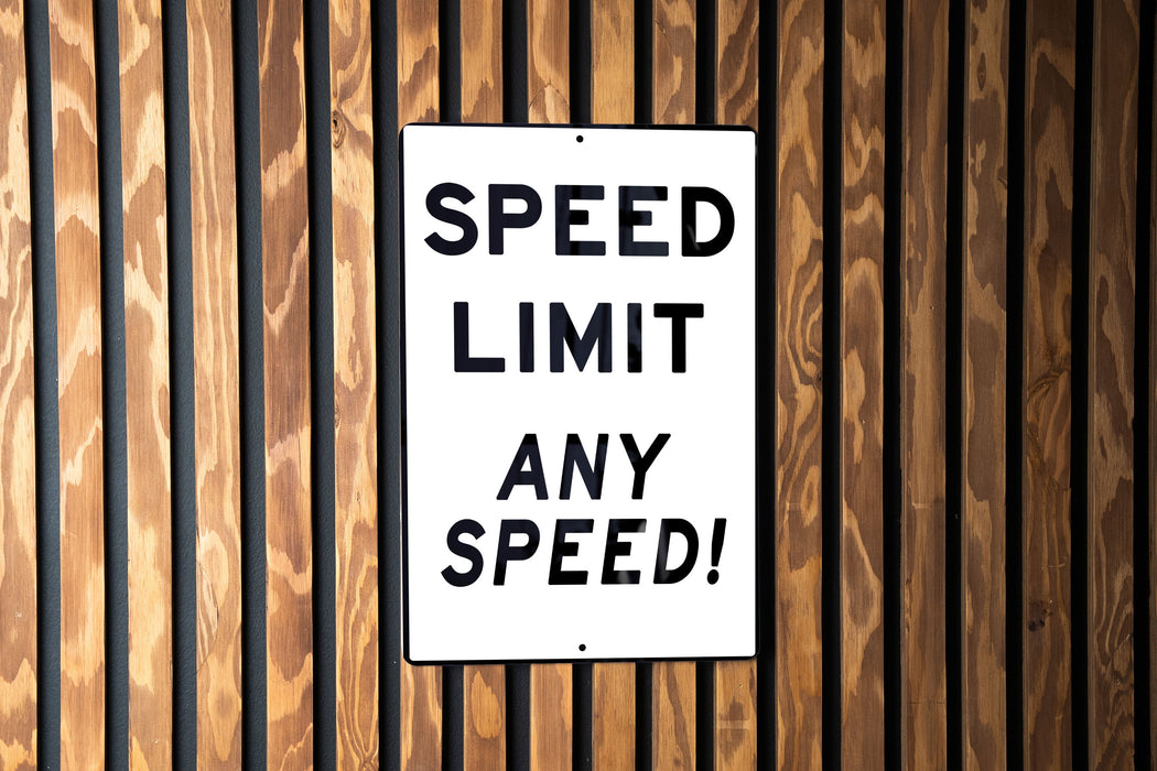 Custom Speed Limit Sign, Outdoor Metal Sign, Custom Speed Sign, Speed Limit 69